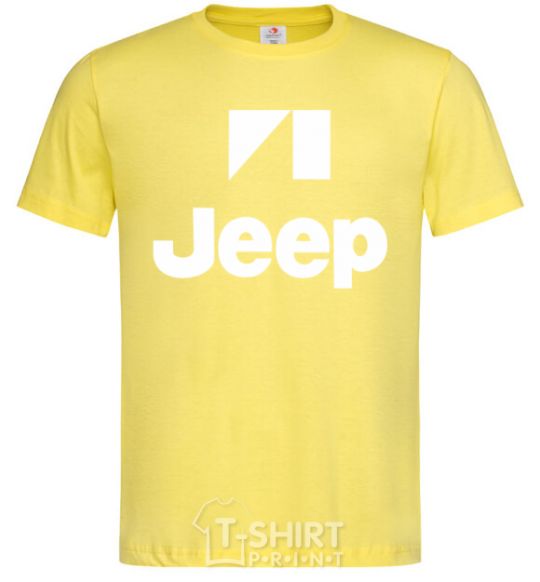 Men's T-Shirt Logo Jeep cornsilk фото