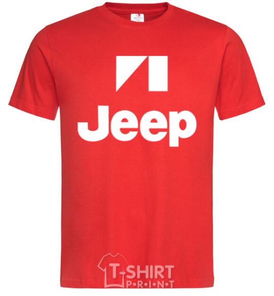 Men's T-Shirt Logo Jeep red фото