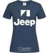 Женская футболка Logo Jeep Темно-синий фото