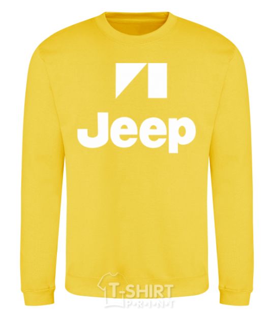 Свитшот Logo Jeep Солнечно желтый фото