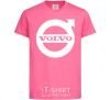 Детская футболка Logo Volvo Ярко-розовый фото