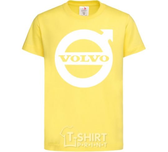 Kids T-shirt Logo Volvo cornsilk фото