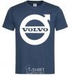 Мужская футболка Logo Volvo Темно-синий фото