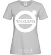 Women's T-shirt Logo Volvo grey фото