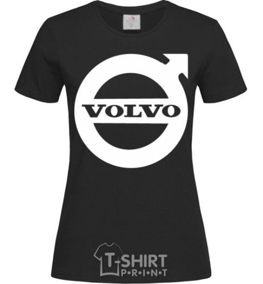 Women's T-shirt Logo Volvo black фото