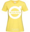 Women's T-shirt Logo Volvo cornsilk фото