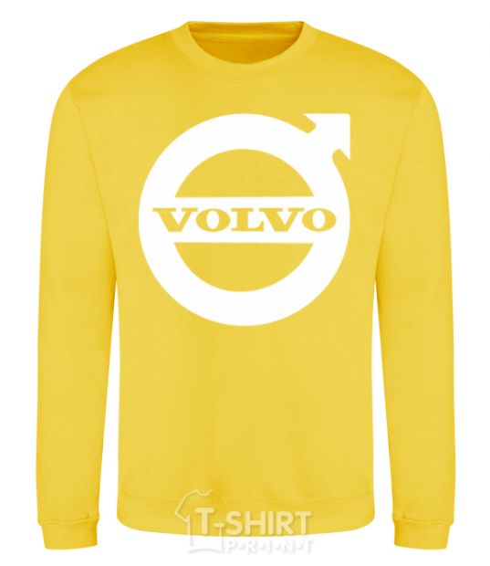 Свитшот Logo Volvo Солнечно желтый фото