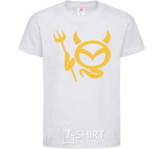 Детская футболка Devil Mazda Белый фото