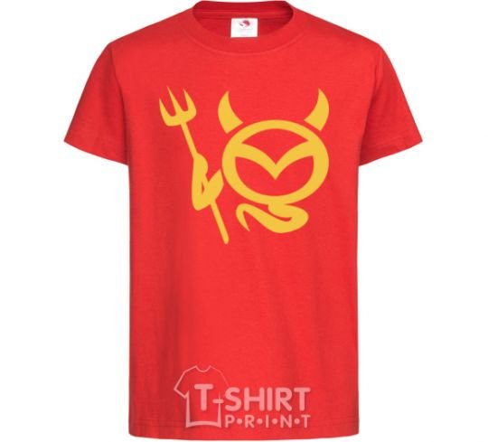 Детская футболка Devil Mazda Красный фото