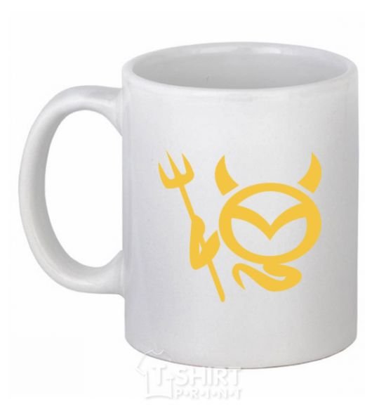 Ceramic mug Devil Mazda White фото