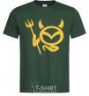 Men's T-Shirt Devil Mazda bottle-green фото