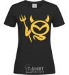 Women's T-shirt Devil Mazda black фото