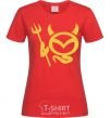 Women's T-shirt Devil Mazda red фото