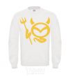 Sweatshirt Devil Mazda White фото