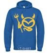 Men`s hoodie Devil Mazda royal фото