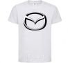 Kids T-shirt Mazda logo White фото