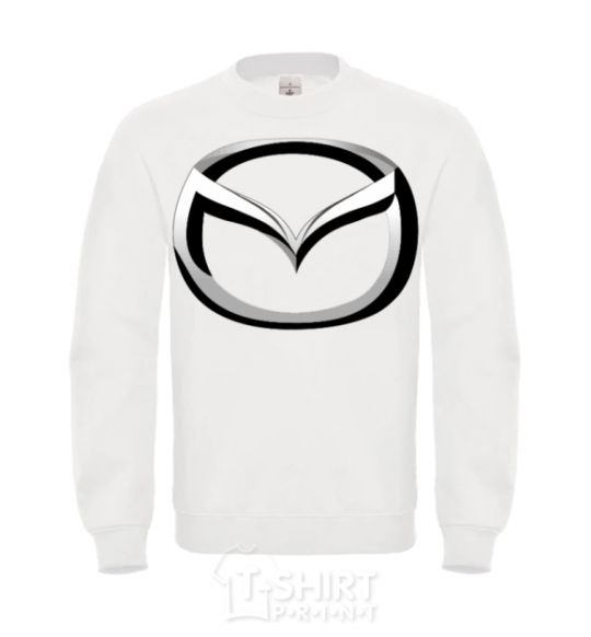 Sweatshirt Mazda logo White фото