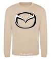 Sweatshirt Mazda logo sand фото