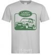 Men's T-Shirt Land rover car grey фото