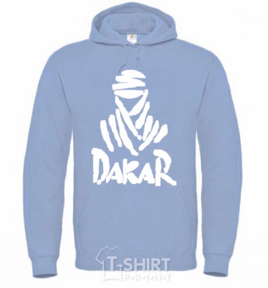 Men`s hoodie Dakar sky-blue фото