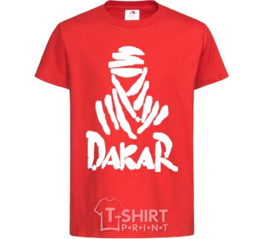 Детская футболка Dakar Красный фото