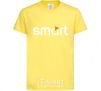 Kids T-shirt Smart logo cornsilk фото