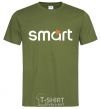 Мужская футболка Smart logo Оливковый фото