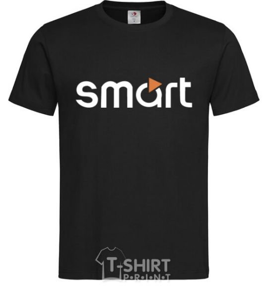 Мужская футболка Smart logo Черный фото