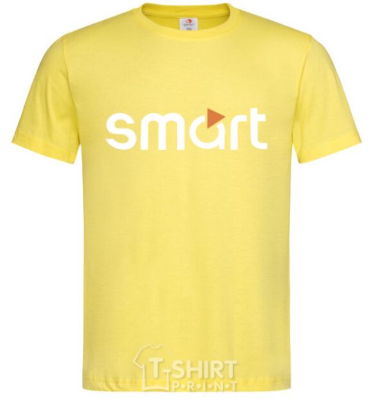 Мужская футболка Smart logo Лимонный фото