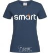 Women's T-shirt Smart logo navy-blue фото