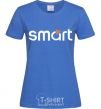 Women's T-shirt Smart logo royal-blue фото