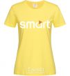 Women's T-shirt Smart logo cornsilk фото