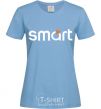 Women's T-shirt Smart logo sky-blue фото