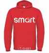 Men`s hoodie Smart logo bright-red фото