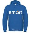 Men`s hoodie Smart logo royal фото