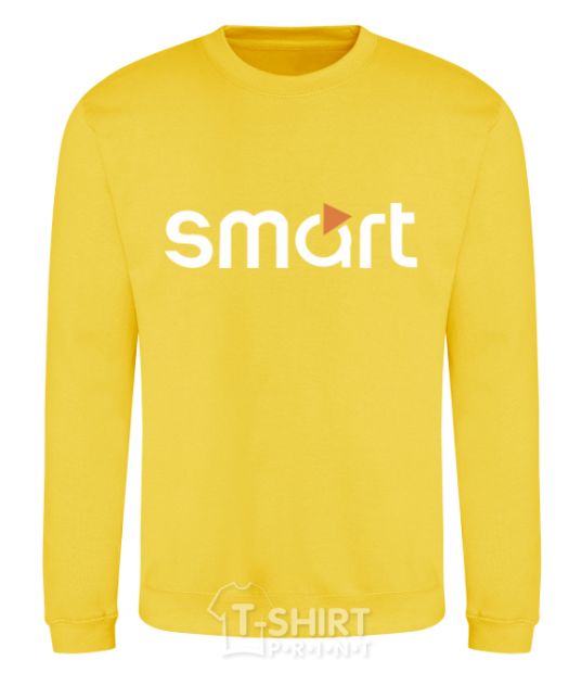 Sweatshirt Smart logo yellow фото