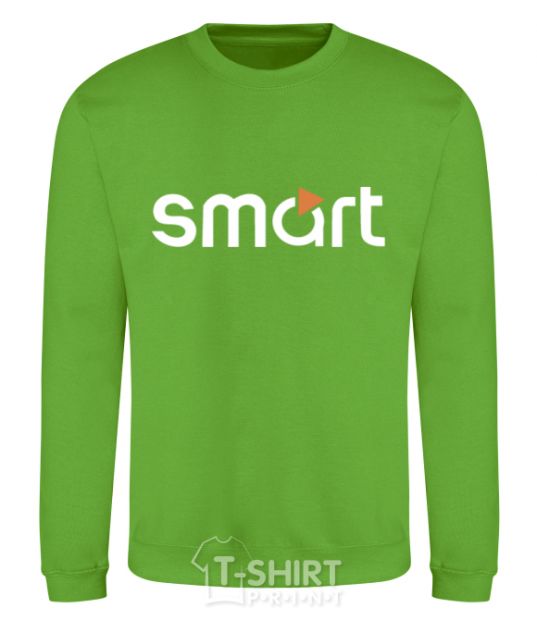 Свитшот Smart logo Лаймовый фото