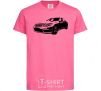 Детская футболка Mercedes car Ярко-розовый фото