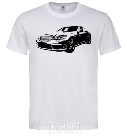 Men's T-Shirt Mercedes car White фото