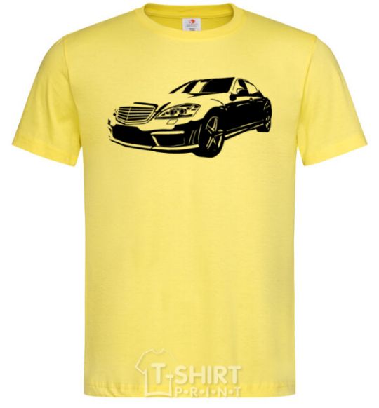 Men's T-Shirt Mercedes car cornsilk фото
