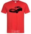 Men's T-Shirt Mercedes car red фото