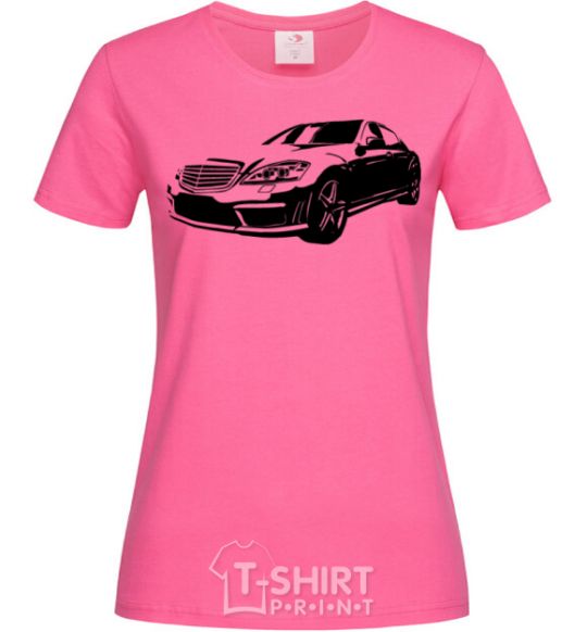 Women's T-shirt Mercedes car heliconia фото