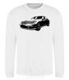 Sweatshirt Mercedes car White фото