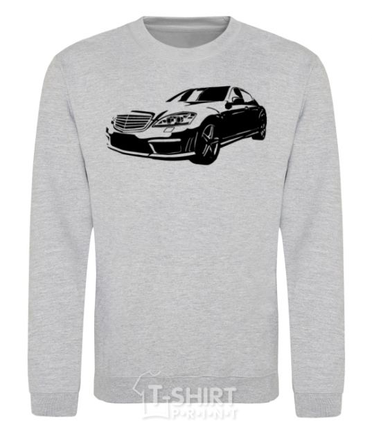 Sweatshirt Mercedes car sport-grey фото