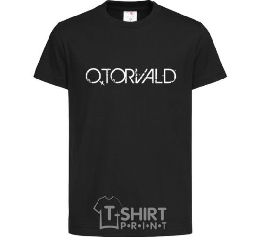 Kids T-shirt Otorvald black фото