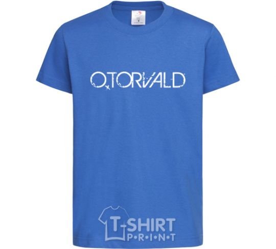 Kids T-shirt Otorvald royal-blue фото
