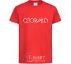 Kids T-shirt Otorvald red фото