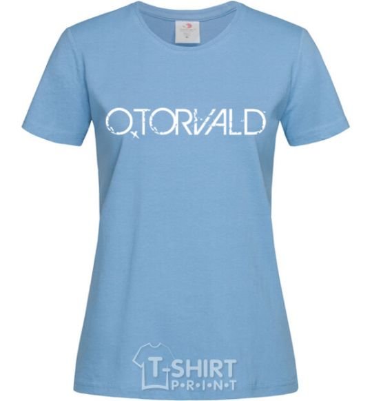 Женская футболка Otorvald Голубой фото
