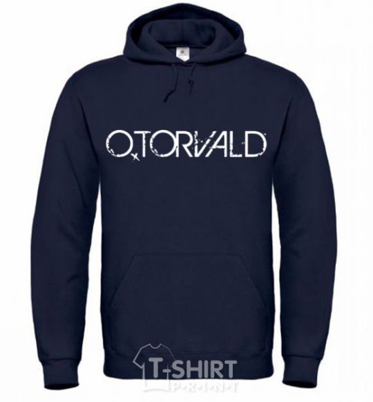 Men`s hoodie Otorvald navy-blue фото