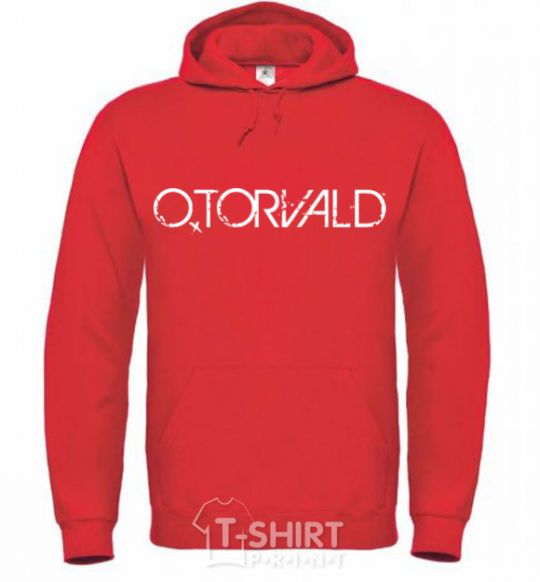 Men`s hoodie Otorvald bright-red фото